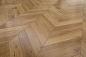 Preview: Solid Parquet Chevron Hungarian herringbone 60° Oak Select Natur 16/22 mm